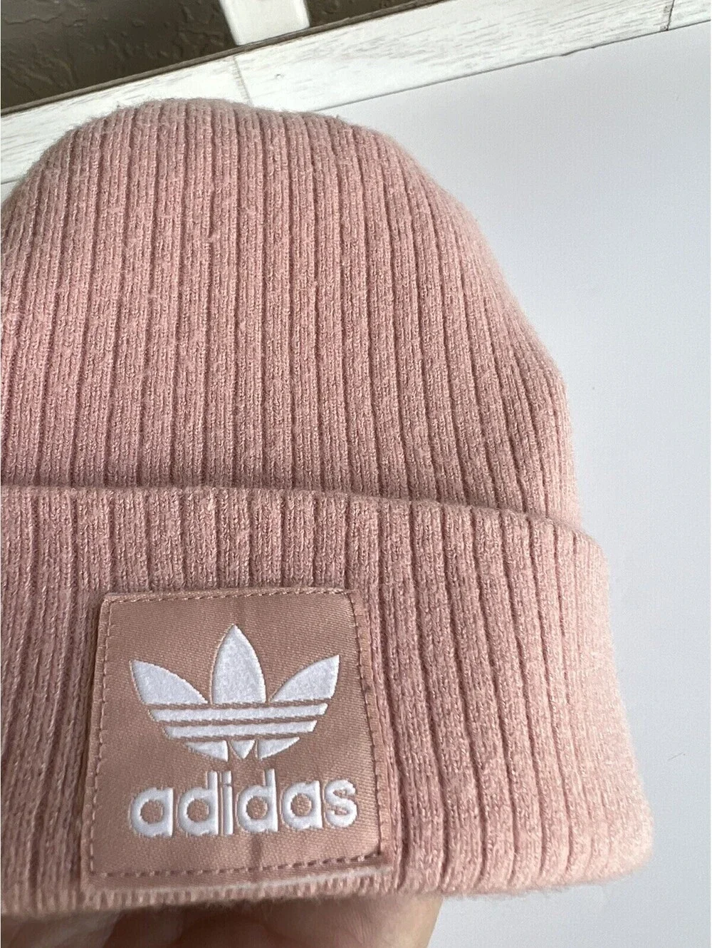 Adidas Winter Beanie Hat Cap Womens Blush Pink One Size